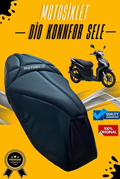 Motobros Șa și husă de șa confortabile compatibile cu Honda Dio (REZISTENTE L...