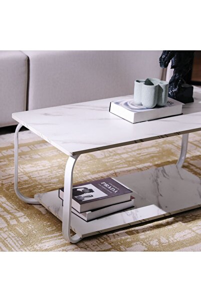 Danube Home Rowan Coffee Table  L100xW48xH43cm - White