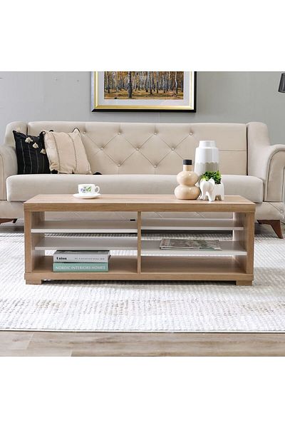Danube Home Lilo Coffee Table  L110xW40xH40cm - Sonoma Oak