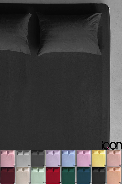 İQON Ranforce Woven Fitted Sheet Set Single - 21 Colors