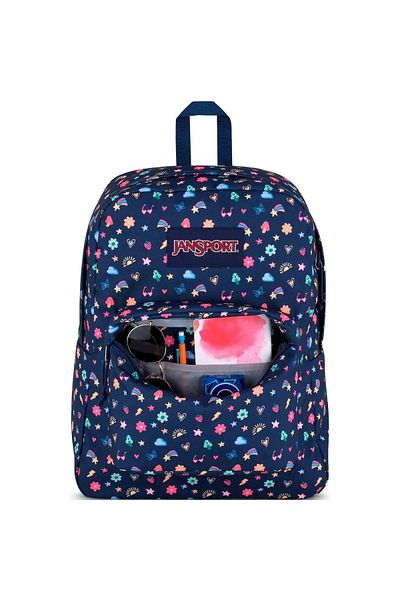 Jansport Σακίδιο πλάτης με μπλε στάμπα JanSport SuperBreak One Slice Of Fun
