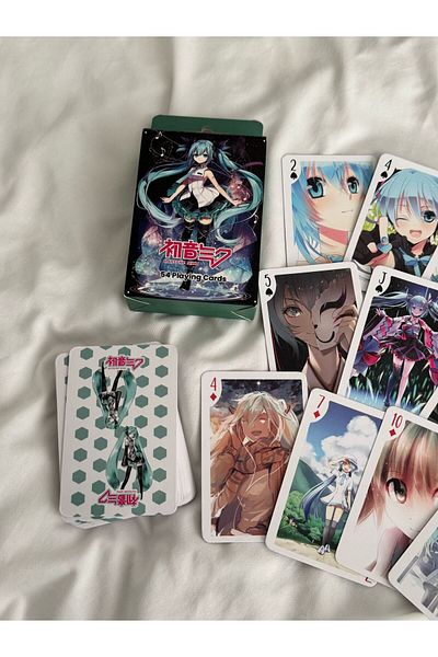 Planet Butik Anime Hatsune Miku Playing Poker Card