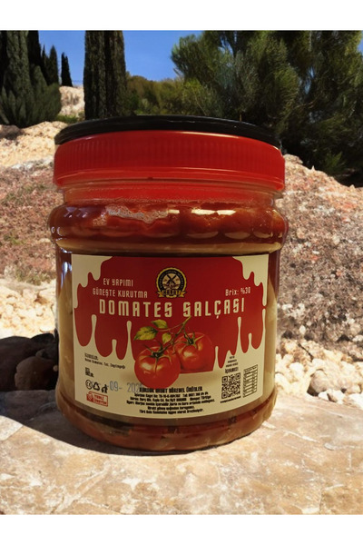 Burdur Hasat 1 Kg Burdur Ev Yapımı Domates Salçası