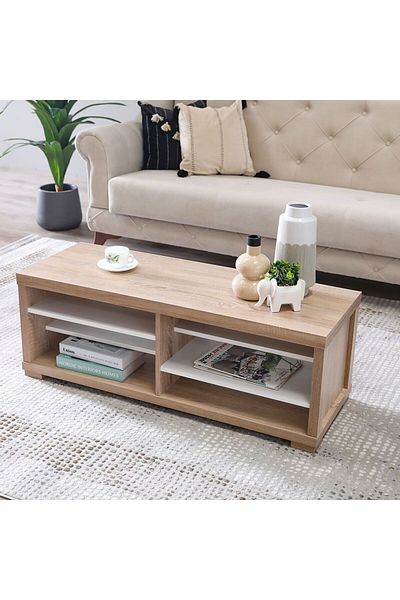 Danube Home Lilo Coffee Table  L110xW40xH40cm - Sonoma Oak