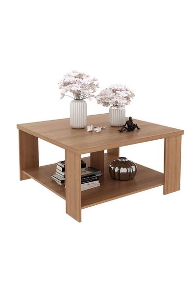 Danube Home Paz Coffee Table  L90xW90xH45.5cm - Almond
