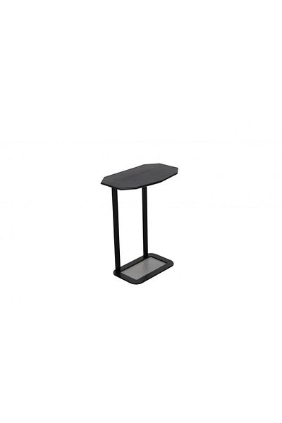 Danube Home Paddington Service Table  L47xW28xH66cm - Black