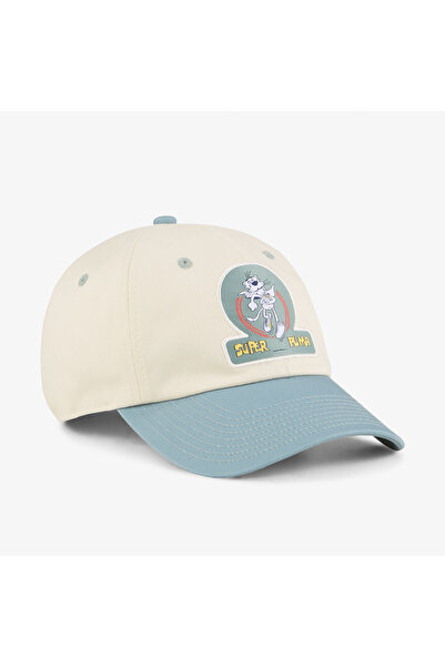 Puma Детска кремава шапка Super Dad Jr
