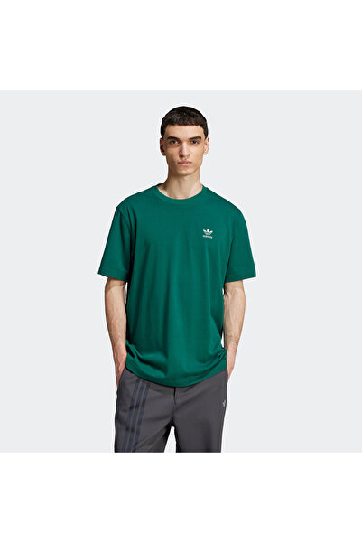 adidas Adicolor Classics Back Front Trefoil Boxy Yeşil Erkek T-shirt