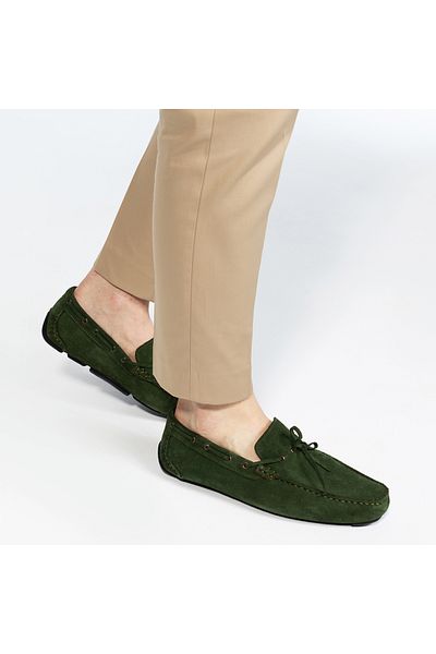 Desa Ανδρικό Suede Loafer Connor Green