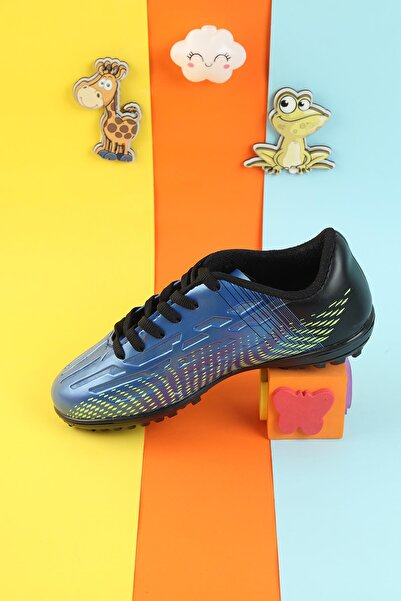 Moda Lime Profesyonel Çim-Halı Saha Kauçuk Taban Uniseks Futbol Ayakkabısı Halısaha Ayakkabı Futbol Ayakkabısı