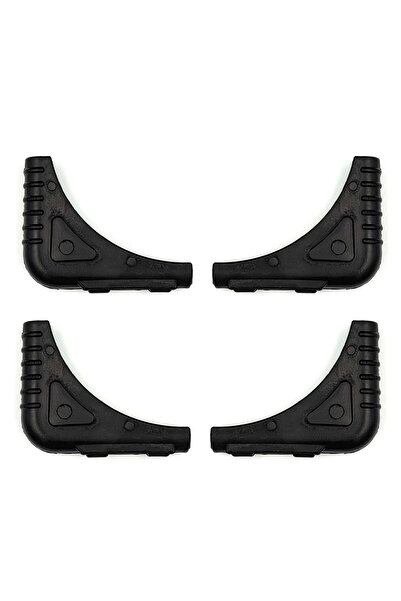 moniev 4 Adet Kamp Sandalyesi Ayak Plastiği Plastik Köşe Takozu Kamp Masası K...