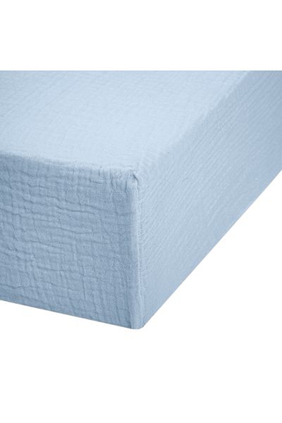 DEUX LAPINS 100% Cotton Elastic Muslin Baby Bed Sheet