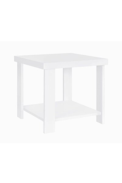 Danube Home Cenon End Table L50xW50xH47.5cm - White