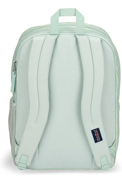 Jansport Big Student 70s Space Dye Fresh Mint Cream Striped School Backpack