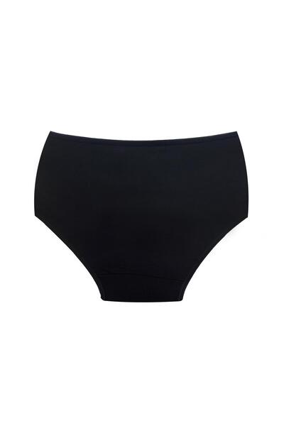 Kompedan 3'lü Pamuklu Bato Bamboo Külot | Siyah 0325