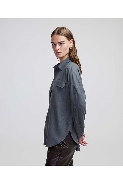 MISS IPEKYOL Iw 6240006032 Модел сива дамска блуза