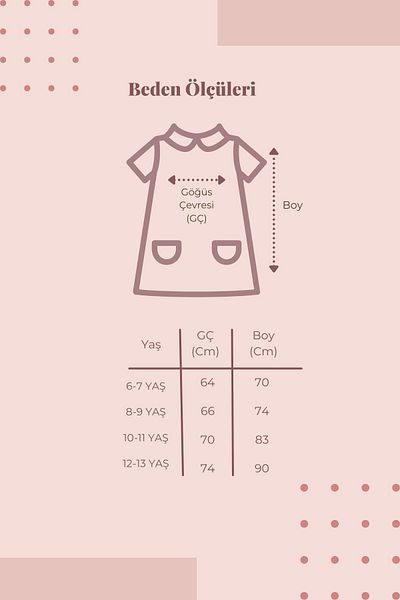 Tivido Bag Knitted Detailed Long Sleeve Girl's Brode Dress - Powder