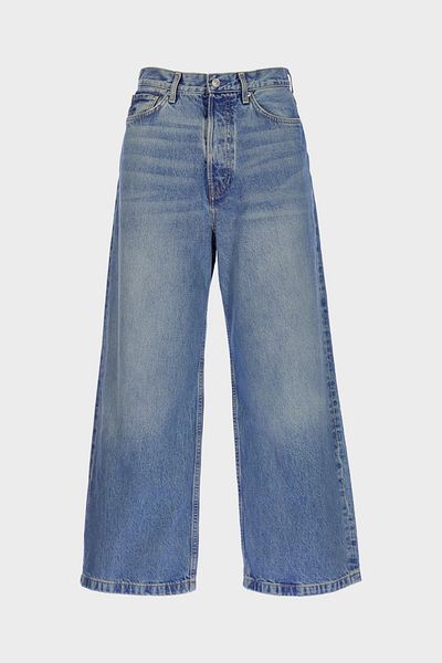 CROSS JEANS Light Blue High Waist Patı Zippered Jean Pants C 4530-221
