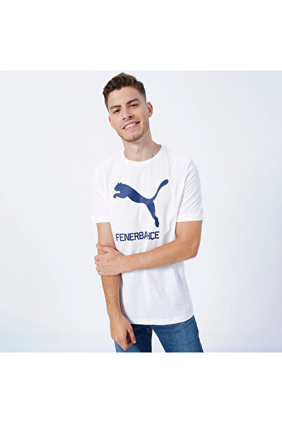 Puma Λευκό ανδρικό μπλουζάκι Fenerbahçe ( 773136 -02)