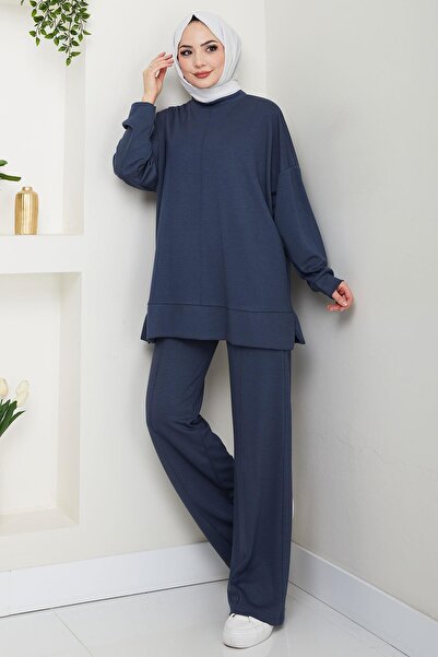 hafsamina Zülal Modal Σετ δύο τεμαχίων Indigo HM2664