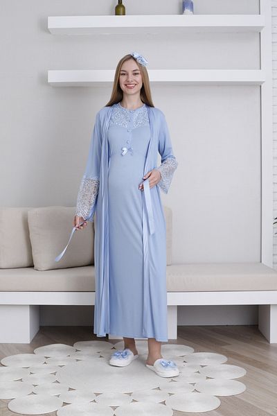 ERDENİZ TEKSTİL Rochie cu dantelă, cu guler cu nasturi, Kurta și costum Y unprecedented