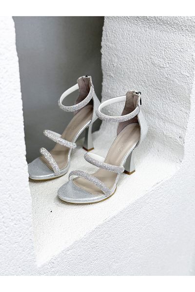 NUR KARACA 25Y7857 Pantofi cu toc cu platformă de 10 cm pentru femei