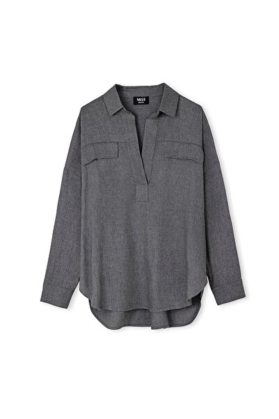 MISS IPEKYOL Gri Kadın Bluz IW6240006032