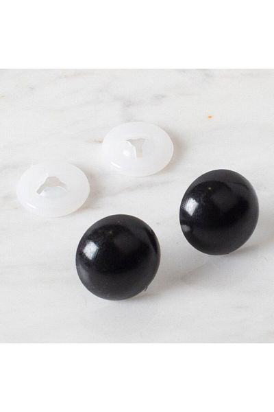 Hangora Loren 16 mm Black 5 Pairs Amigurumi Eyes