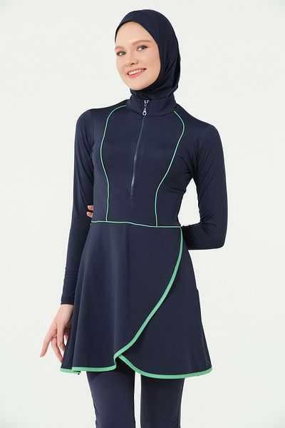 ALFASA Nira Hijab Μαγιό με Φούστα σε γραμμή Α