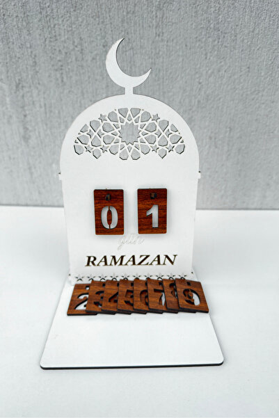 lina hobby Ahşap Dekoratif Ramazan Takvim İmsakiye