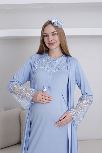 ERDENİZ TEKSTİL Rochie cu dantelă, cu guler cu nasturi, Kurta și costum Y unprecedented