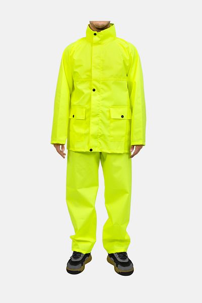 TOYTEX Waterproof Rain Jacket Set - Bottom Top Set, Hooded, Windproof, Lightweight and Durable