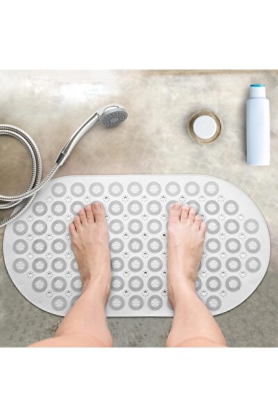 MAİN SHOP 2 Pieces Non-Slip Shower Cabin Bath and Shower Mat with Massage 37 X 69 cm M-142