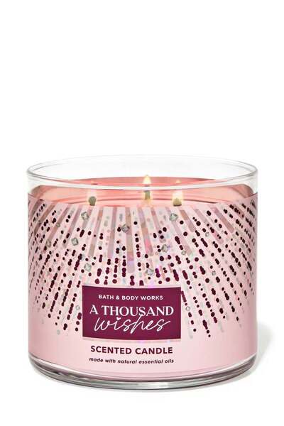 Bath & Body Works شمعة ألف أمنية بثلاث فتائل