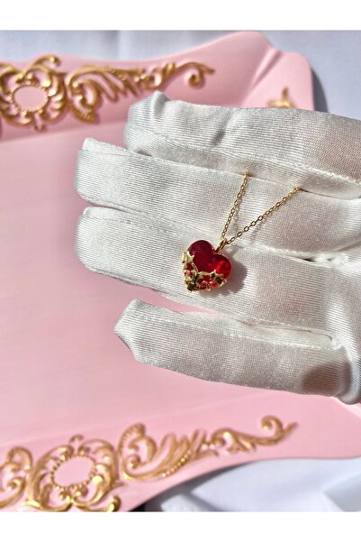 lilith accesuary Bloom Eraklyon Kırmızı Çelik Kalp Kolye, Winx Club Kolye, Pe...