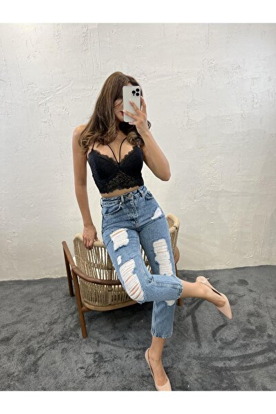 buğrahayalin    5998 Denim Pants-Blue