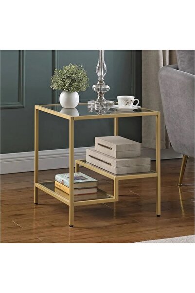tino furniture Franco Metal Gold Zigon Yan Sehpa