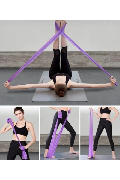 Leyaton Jimnastik Pilates Bandı 1 Adet Mor
