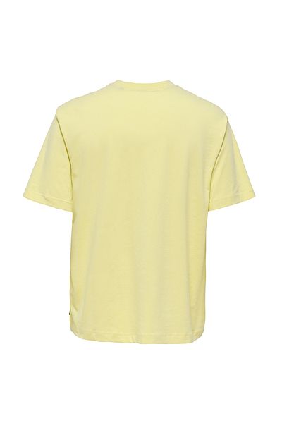 Only & Sons Ανδρικό κίτρινο μπλουζάκι Olan Relax Holiday (22022630-CTD)