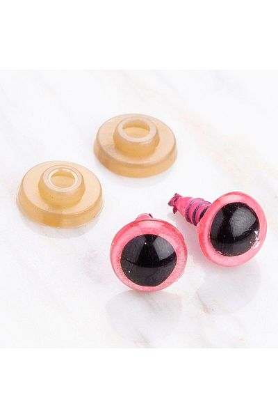 Hangora Loren 10 mm Pink 5 Pair Amigurumi Eyes