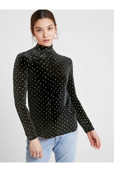 HALLHUBER Stoned Velvet Sweattshirt