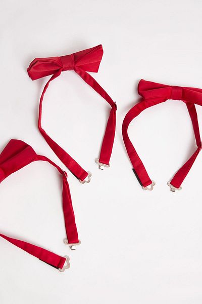 Tudors Pack of 3 Red Men's Bow Ties
