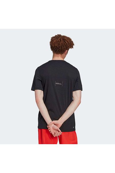 adidas New Men's Black T-Shirt (Hn1960)