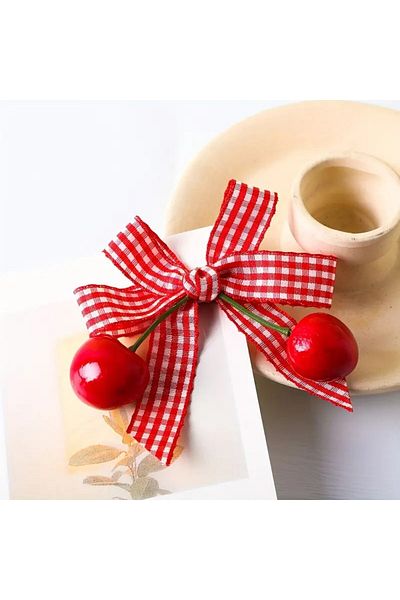zehracatasariim 2 Cute Cherry Hair Clips