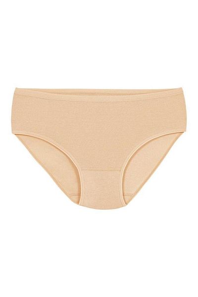 YILDIZ 6 Τεμάχια Star Ribbed Bato Panties Skin 3777