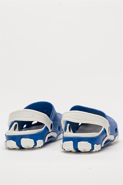 Liger Unisex Çift Tabanlı Ortopedik Hemşire Doktor Aşçı Laboratuvar Deniz Havuz Terliği Sandalet MAVİ - BE