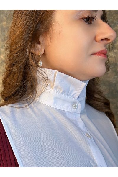 mirach Deluxe γαλλικό πέτο πουκάμισο Fisherman Inside Shirt Collar Poplin Special Premium Series