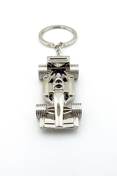 Solfera Formula 1 F1 Race Car Shiny Metal Keychain Kc989