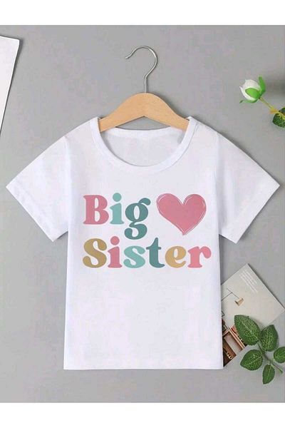 FAVORİST Tricou din bumbac cu decolteu rotund cu imprimeu mixt pentru copii