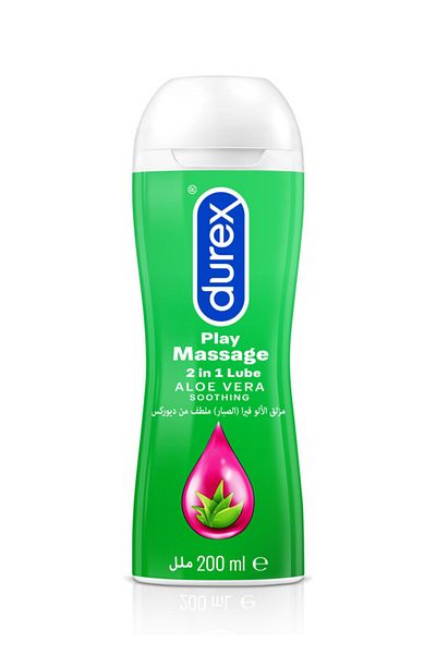Durex PLAY MASSAGE GEL 2 IN 1 INTIMATE LUBRICANT WITH SOOTHING ALOE VERA 200 ML
